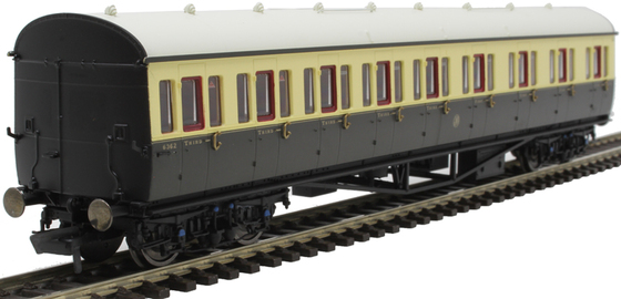 GWR Collett 57 Bow Ended E131 Nine Compartment Composite
